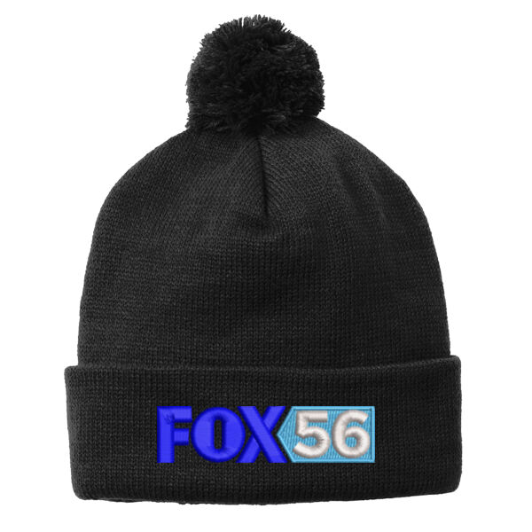 Sport-Tek ® Solid Pom Pom Beanie Thumbnail