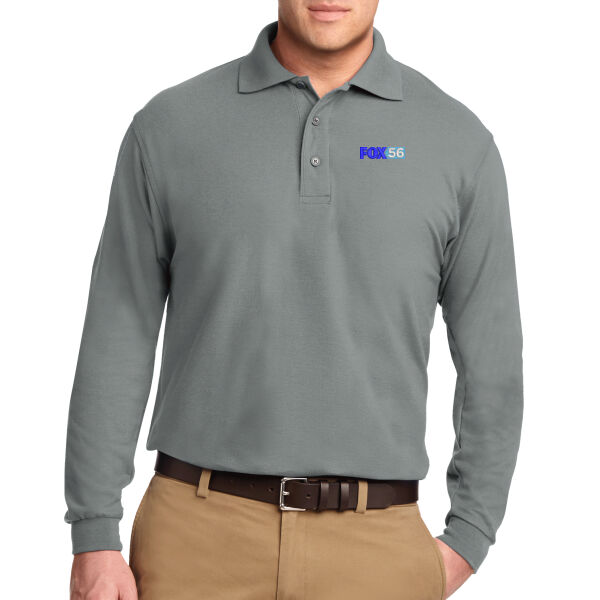 Port Authority® Silk Touch™ Long Sleeve Polo Thumbnail
