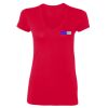 SoftStyle® Ladies' 4.5 oz. Junior Fit V-Neck T-Shirt Thumbnail